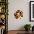 Antigua and Barbuda 3D-printed country seal — wall display at approximately 9.5 inches diameter