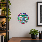 Belize 3D-printed country seal — wall display at approximately 9.5 inches diameter