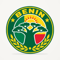 Front view of the Benin 3D-printed country seal