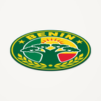 Angled view showing the thin profile of the Benin 3D-printed country seal