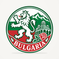 Bulgaria 3D-printed country seal — front view