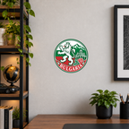 Bulgaria 3D-printed country seal — wall display at approximately 9.5 inches diameter