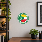 Comoros 3D-printed country seal — wall display at approximately 9.5 inches diameter