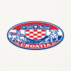 Croatia 3D-printed country seal — angled view showing thin profile