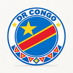DR Congo 3D-printed country seal — front view