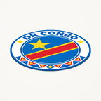 DR Congo 3D-printed country seal — angled view showing thin profile