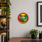 Grenada 3D-printed country seal — wall display at approximately 9.5 inches diameter