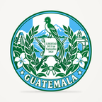 Guatemala 3D-printed country seal — front view