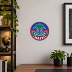 Haiti 3D-printed country seal — wall display at approximately 9.5 inches diameter