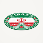 Angled view showing the thin profile of the Iran 3D-printed country seal