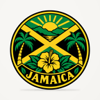 Jamaica 3D-printed country seal — front view