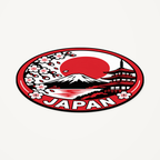 Angled view showing the thin profile of the Japan 3D-printed country seal