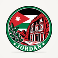 Front view of the Jordan 3D-printed country seal