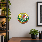 Lithuania 3D-printed country seal — wall display at approximately 9.5 inches diameter