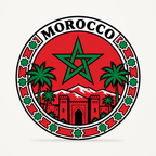 Front view of the Morocco 3D-printed country seal