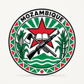 Front view of the Mozambique 3D-printed country seal