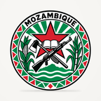 Front view of the Mozambique 3D-printed country seal