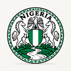 Front view of the Nigeria 3D-printed country seal