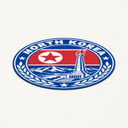 Angled view showing the thin profile of the North Korea 3D-printed country seal