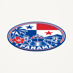 Panama 3D-printed country seal — angled view showing thin profile