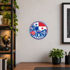 Panama 3D-printed country seal — wall display at approximately 9.5 inches diameter