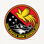 Papua New Guinea 3D-printed country seal — front view