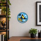 Saint Lucia 3D-printed country seal — wall display at approximately 9.5 inches diameter