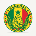 Front view of the Senegal 3D-printed country seal