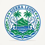 Front view of the Sierra Leone 3D-printed country seal