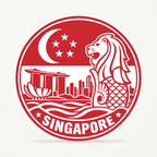 Front view of the Singapore 3D-printed country seal