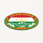 Angled view showing the thin profile of the Tajikistan 3D-printed country seal