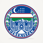 Uzbekistan 3D-printed country seal — front view