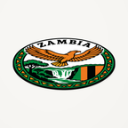 Angled view showing the thin profile of the Zambia 3D-printed country seal