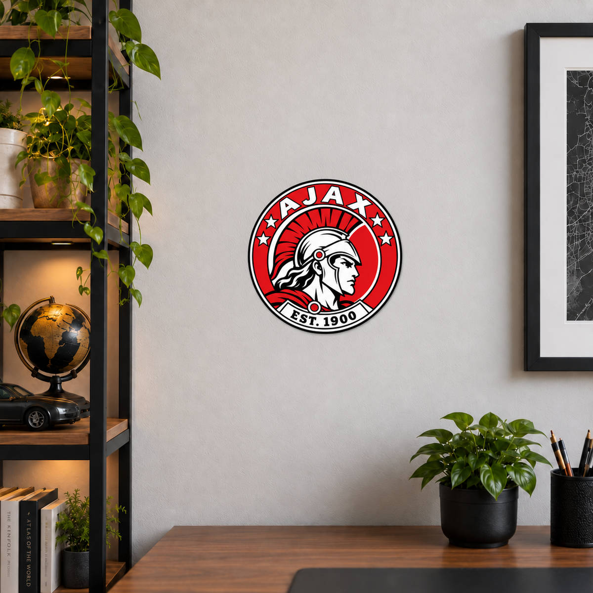 Ajax latest soccer seal — lifestyle illustrative rendering