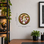 Aphrodite Greek Mythology Seal — example wall display with 9.5-inch guides; illustrative rendering