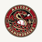 Arizona Diamondbacks MLB Team Seal — front view; illustrative rendering