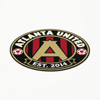 Atlanta United Soccer Club Seal — angle illustrative rendering