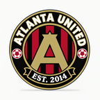 Atlanta United Soccer Club Seal — front illustrative rendering