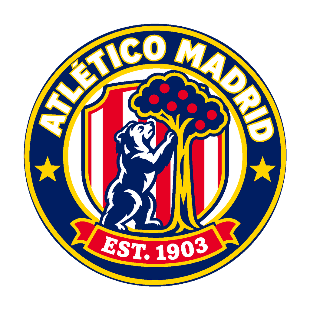 Atlético Madrid circular soccer club seal — front artwork preview