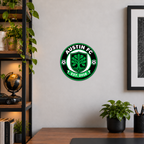 Austin FC Soccer Club Seal — lifestyle illustrative rendering