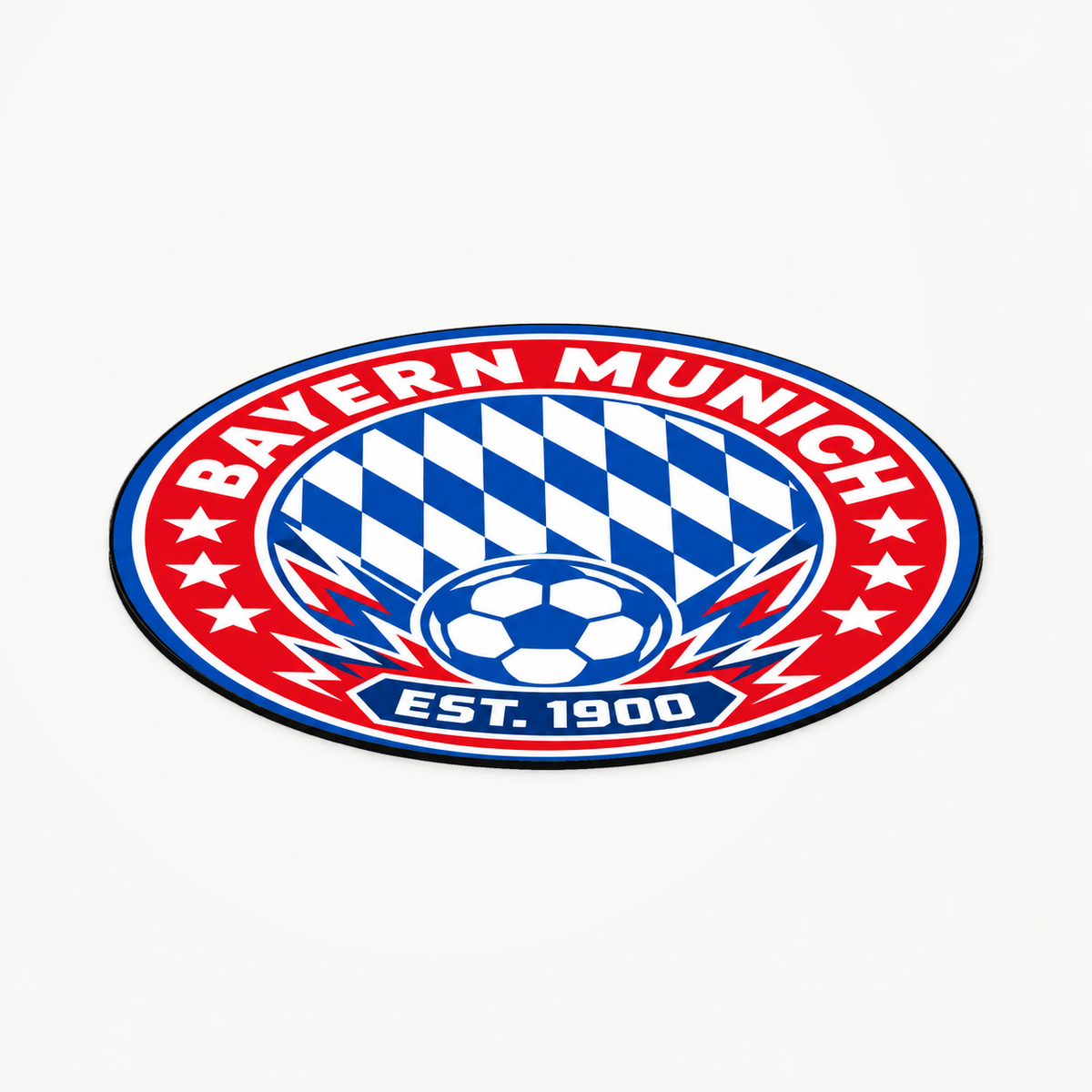 Bayern Munich latest soccer seal — angle illustrative rendering
