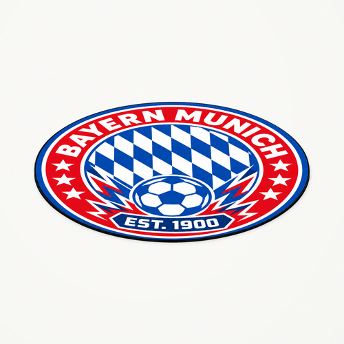 Bayern Munich latest soccer seal — angle illustrative rendering