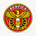 Benfica latest soccer seal — front illustrative rendering
