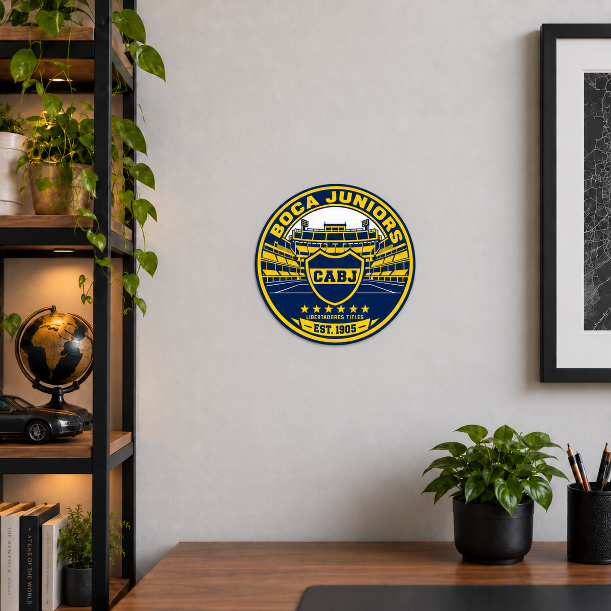 Boca Juniors latest soccer seal — lifestyle illustrative rendering