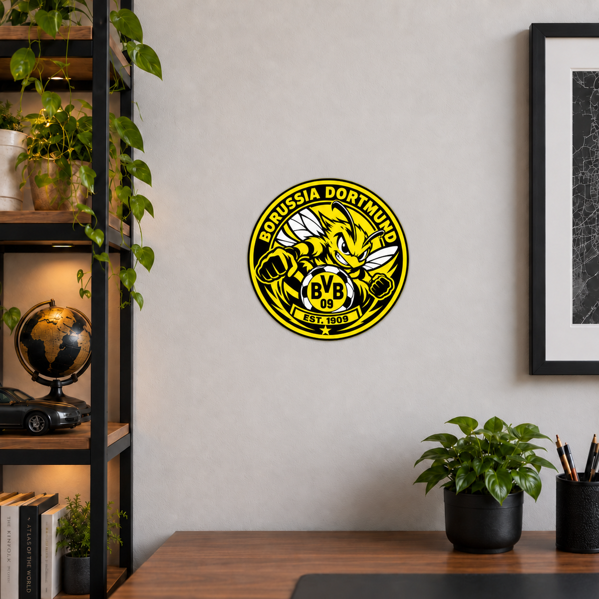 Borussia Dortmund latest soccer seal — lifestyle illustrative rendering