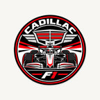 Cadillac F1 Team Seal — front view; illustrative rendering