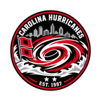 Carolina Hurricanes NHL seal — complete front view; illustrative rendering