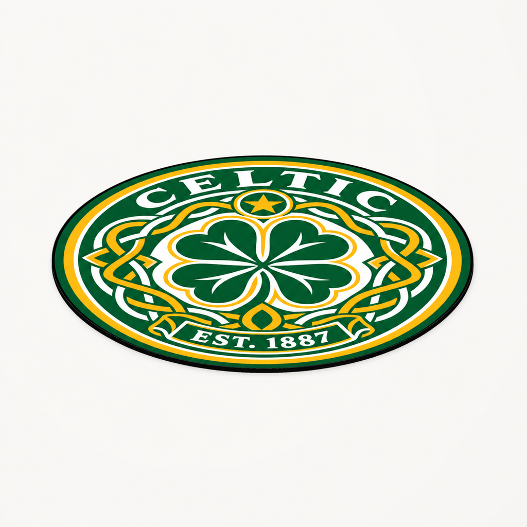 Celtic latest soccer seal — angle illustrative rendering