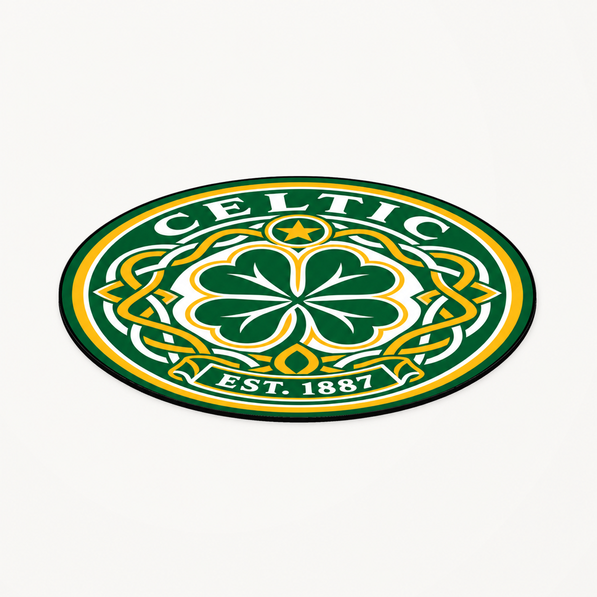 Celtic latest soccer seal — angle illustrative rendering