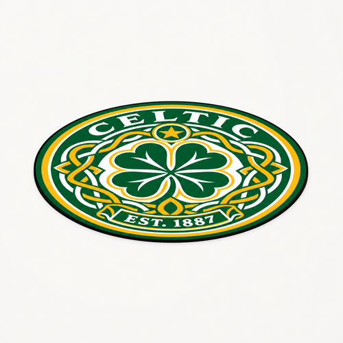 Celtic latest soccer seal — angle illustrative rendering